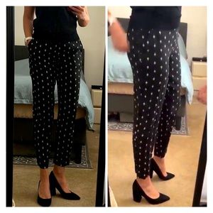 LOFT Crane Tapered High Waisted Skinny Crop Pants Size Small S